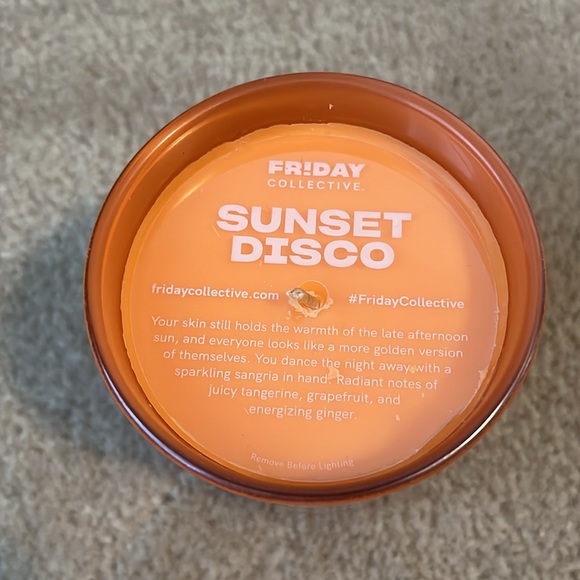 Yankee Candle Friday Collective Sunset Disco Single Wick Scented Candle - Picture 2 of 6
